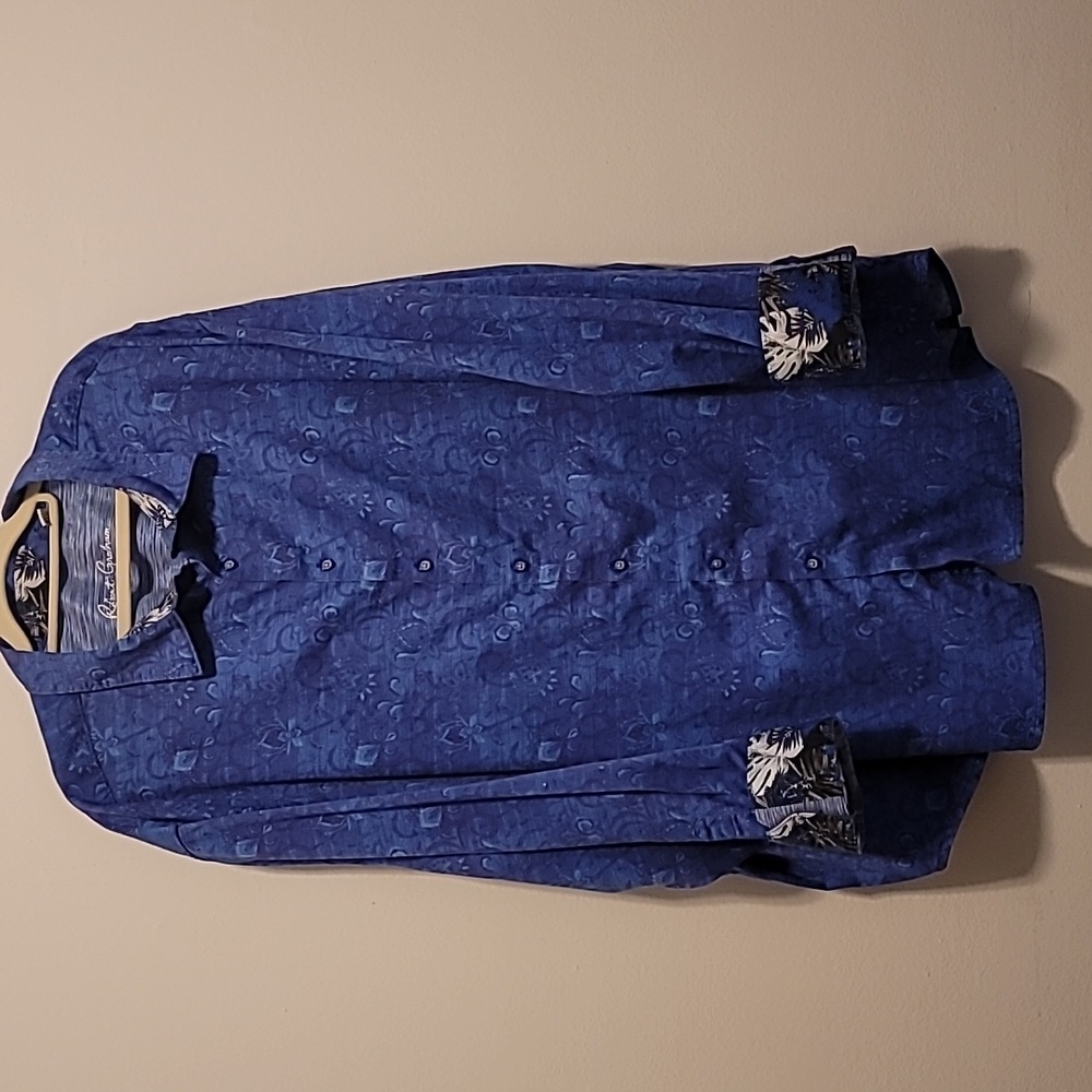 Robert Graham Indigo Textured Shirt